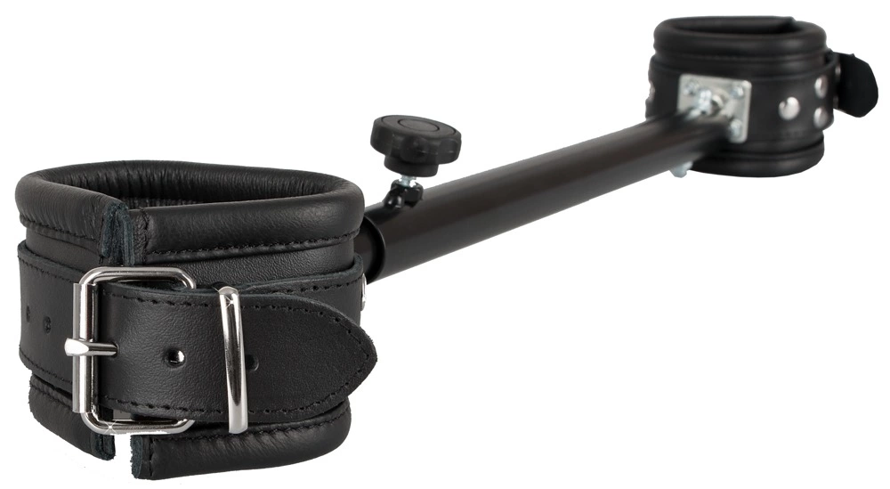 ZADO reguliuojamas kojų skėtimo strypas su odiniais kulkšnių antrankiais, 35-60 cm