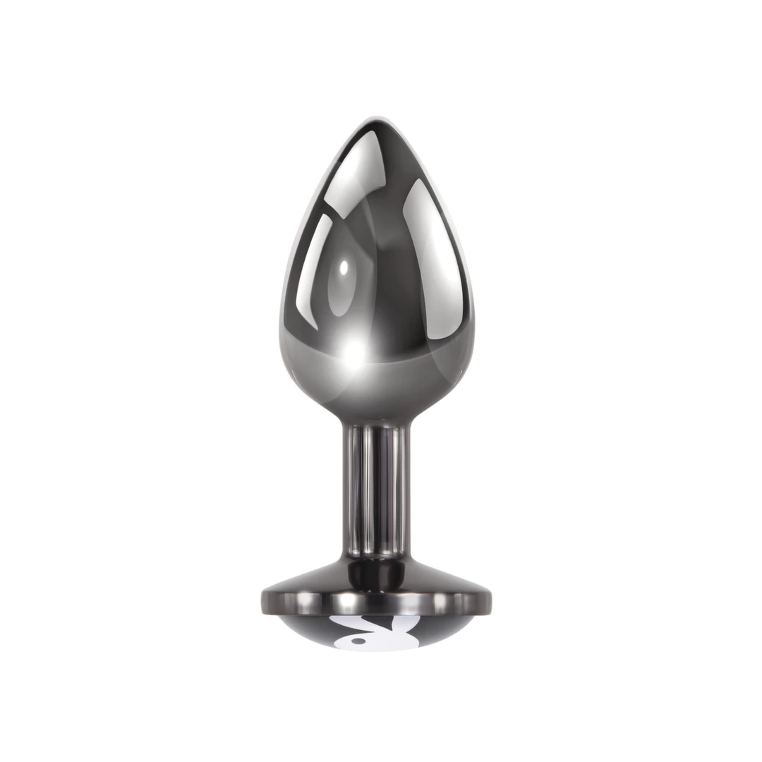 Playboy Pleasure Tux Small analinis kaištis iš aliuminio, 7,4 cm
