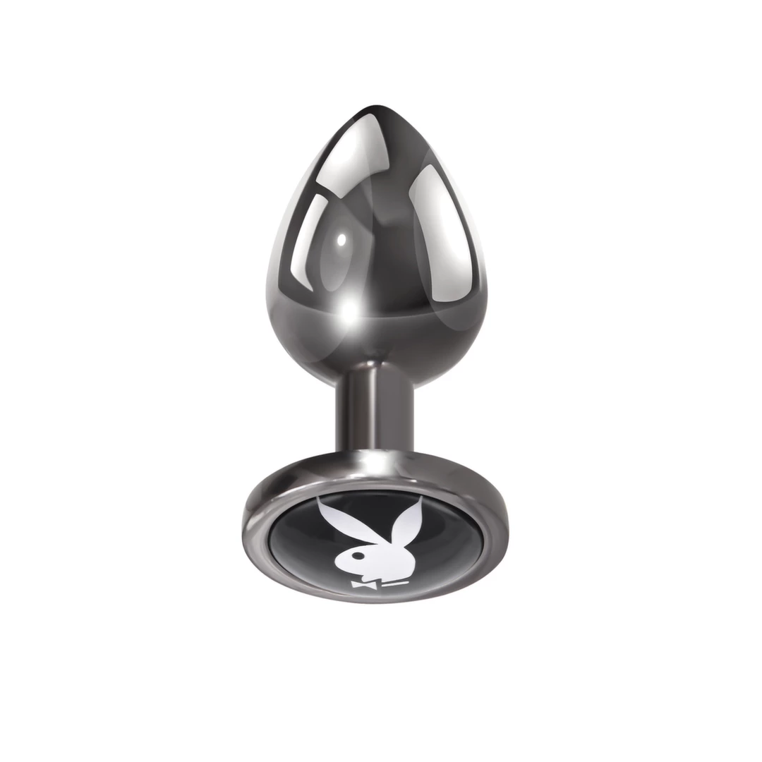 Playboy Pleasure Tux Small analinis kaištis iš aliuminio, 7,4 cm