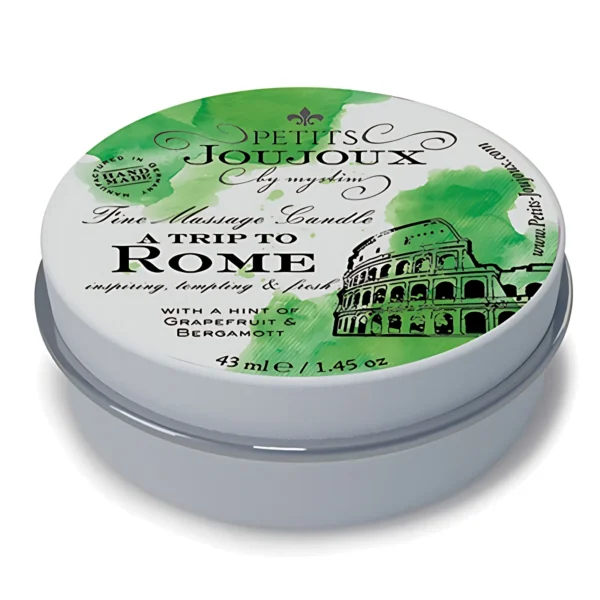 Petits Joujoux Rome masažo žvakė, greipfrutas ir bergamotė, 33 g