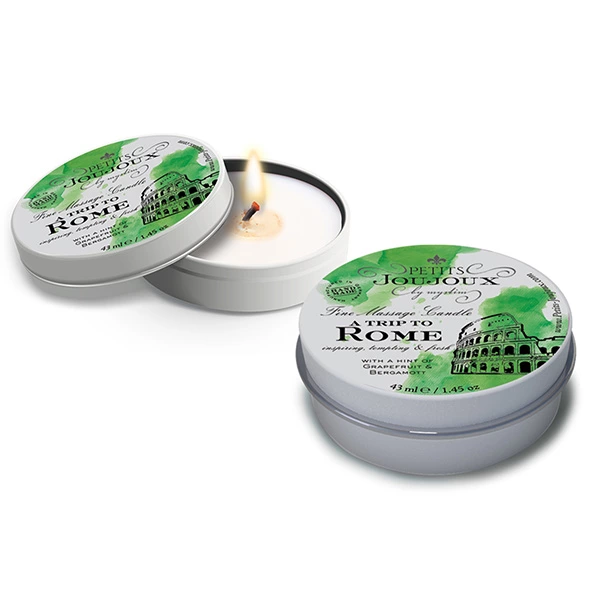 Petits Joujoux Rome masažo žvakė, greipfrutas ir bergamotė, 33 g
