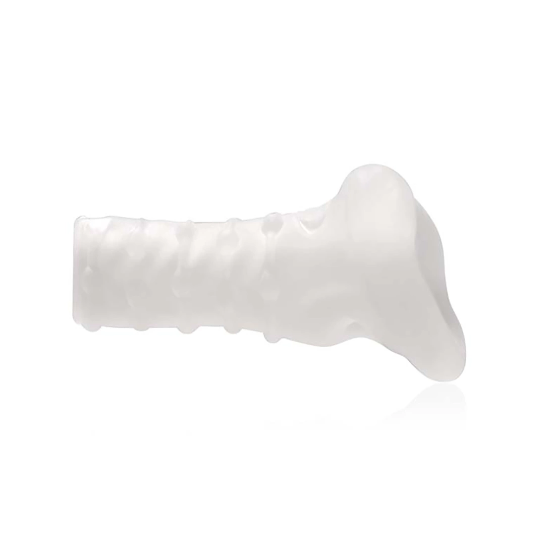 PerfectFitBrand Breeder 4.0 penio antgalis su atviru galu, TPR, skaidrus, 10 cm