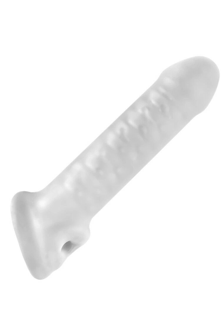 PerfectFitBrand Fat Boy Thin penio antgalis iš SilaSkin su uždaru galu, 16,5 cm
