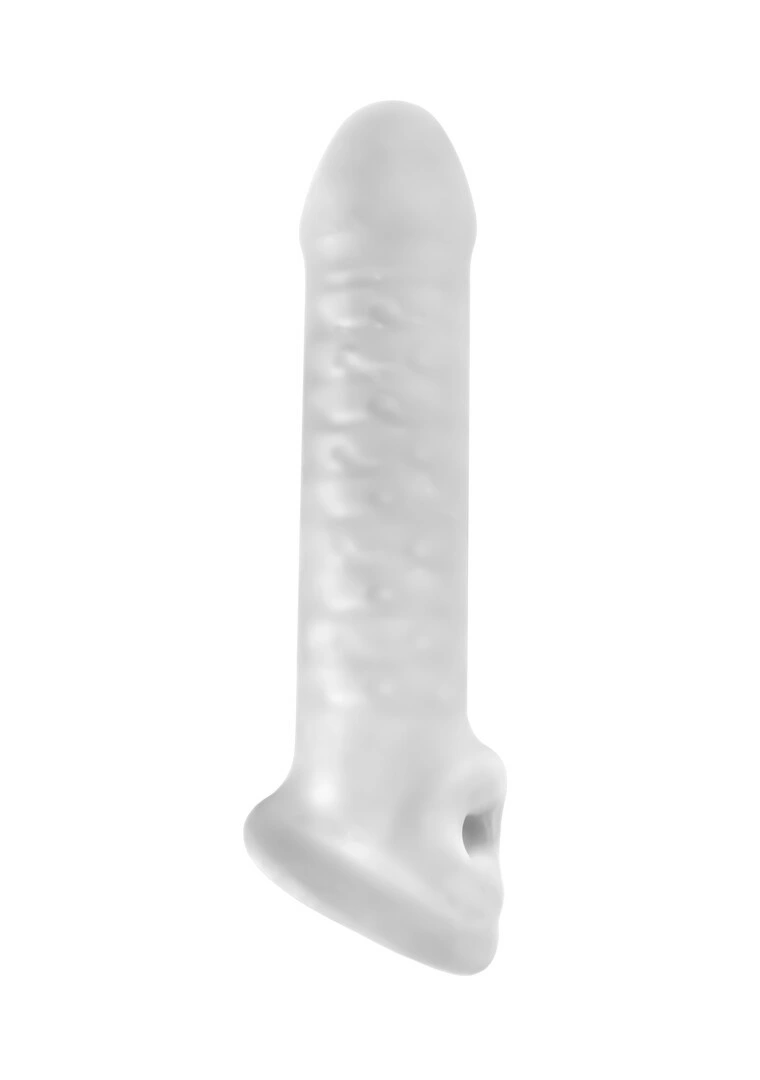 PerfectFitBrand Fat Boy Thin penio antgalis iš SilaSkin su uždaru galu, 16,5 cm