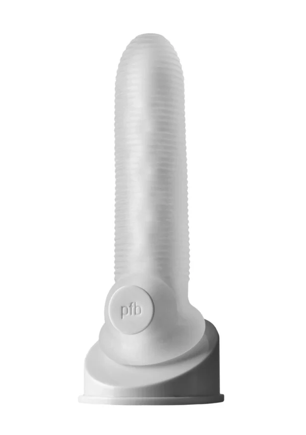 PerfectFitBrand Fat Boy Micro Rib penio antgalis iš SilaSkin, 16,5 cm