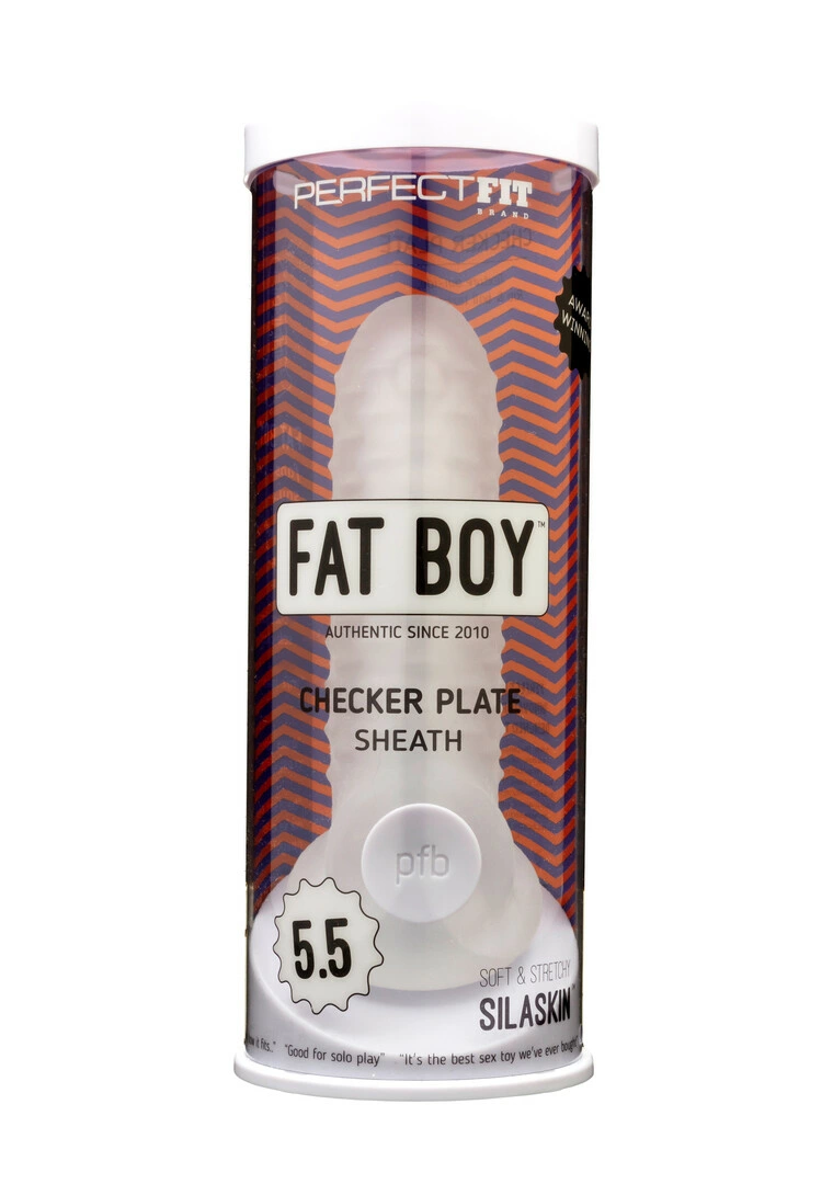 PerfectFitBrand Fat Boy penio antgalis su smulkiomis rievelėmis, 14 cm
