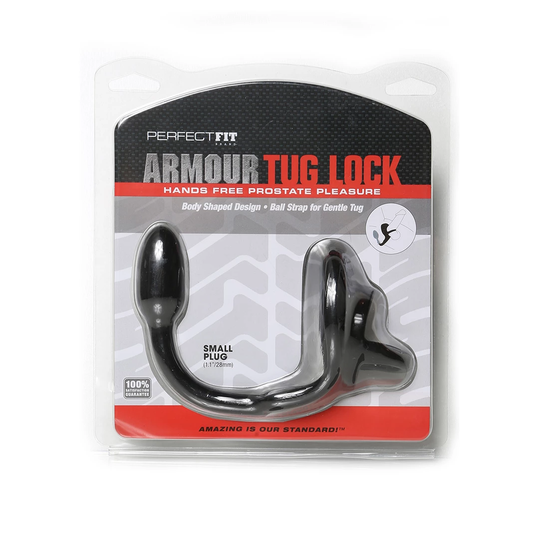 PerfectFitBrand Armour Tug Lock Small varpos žiedas su analiniu kaiščiu, juodas