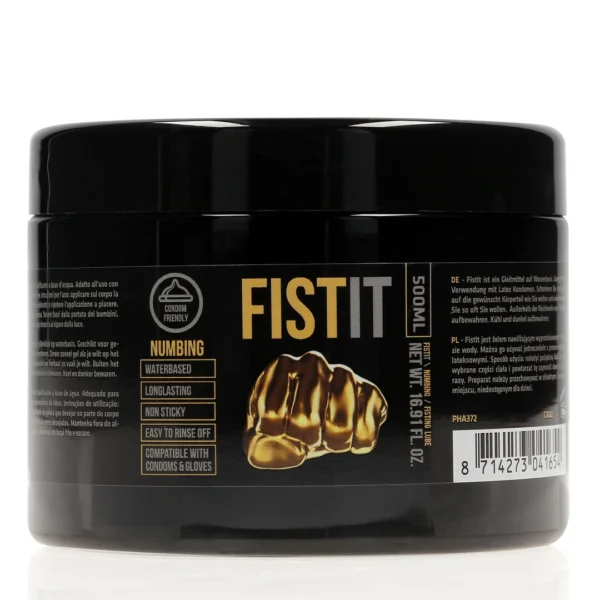 Fist It by Shots Extra Thick mentolinis vėsinantis lubrikantas vandens pagrindu, 500 ml