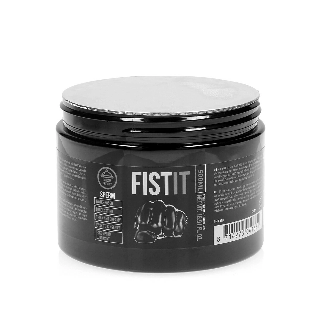Fist It by Shots Sperm lubrikantas vandens pagrindu, kreminis, 500 ml