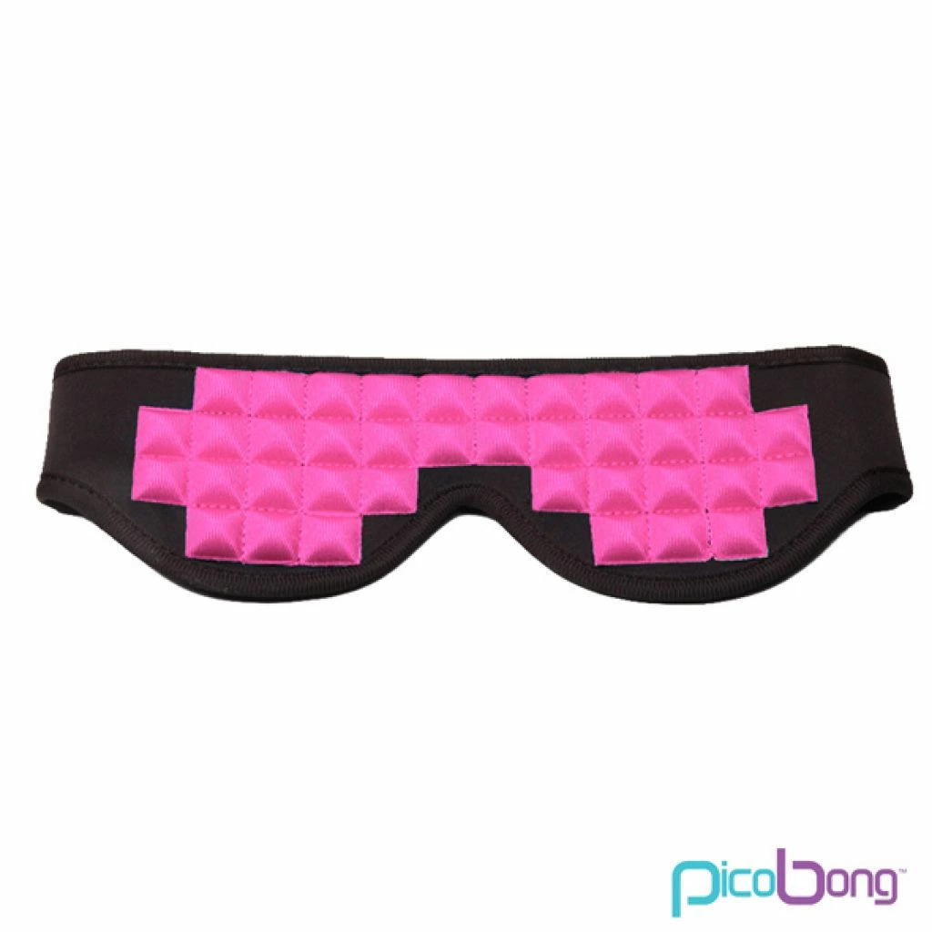 PicoBong See No Evil akių raištis iš neopreno, ryškiai rožinis