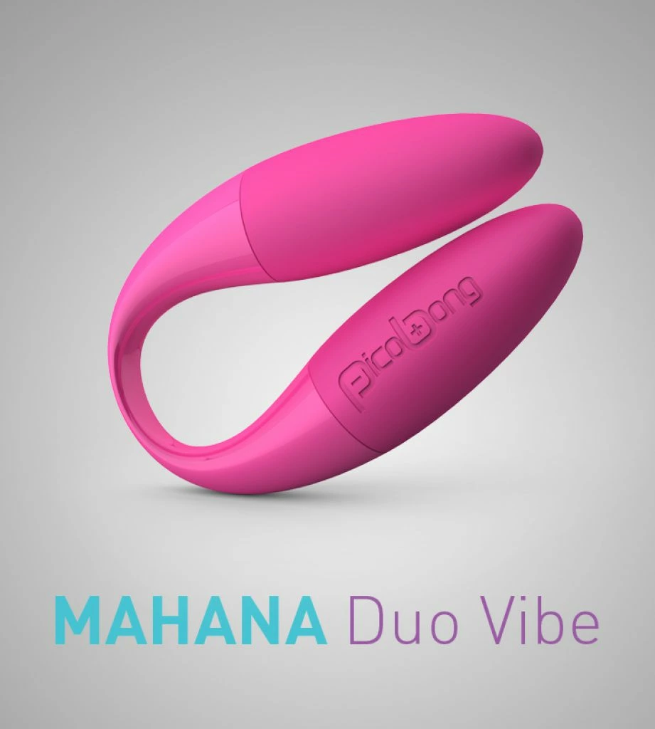 PicoBong Mahana 2 vibratorius poroms su dviem varikliais, Cerise