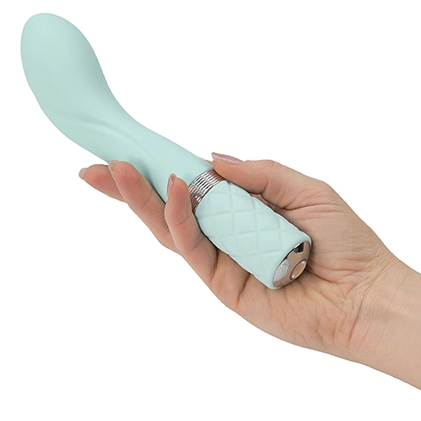 Pillow Talk Sassy G taško vibratorius su didele galvute, turkio spalvos
