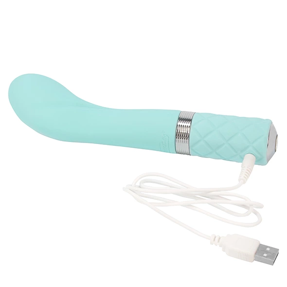 Pillow Talk Sassy G taško vibratorius su didele galvute, turkio spalvos
