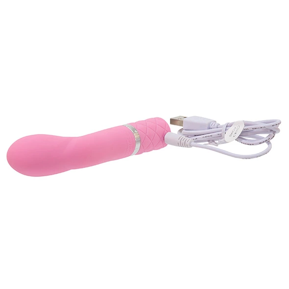 Pillow Talk Racy G taško vibratorius su Swarovski kristalais, rožinis