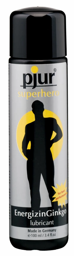 Pjur Superhero Energizing Ginkgo lubrikantas su ginkmedžio ekstraktu, 100 ml