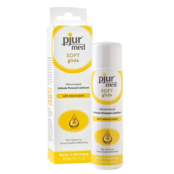 Pjur MED Soft Glide lubrikantas silikono pagrindu su jojoba aliejumi, 100 ml