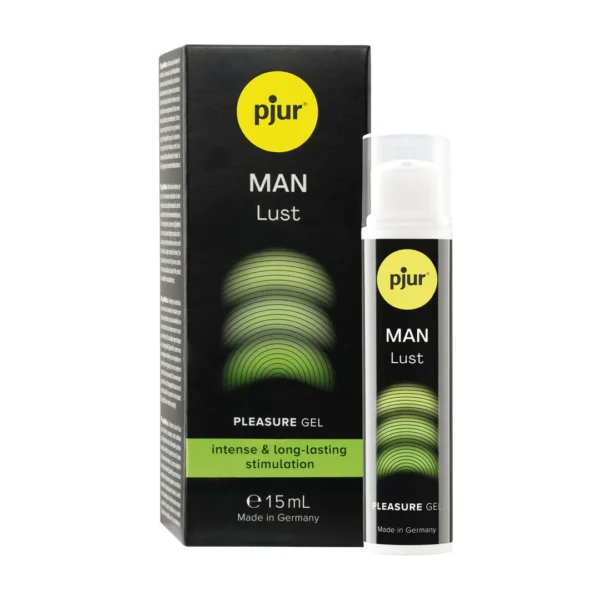 Pjur MAN Lust intymus gelis vyrams su paracress ekstraktu, vandens pagrindu, 15 ml