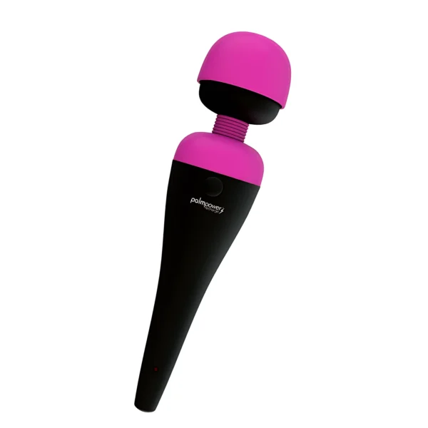 PowerBullet PalmPower Recharge wand masažuoklis su silikonine galvute, įkraunamas per USB