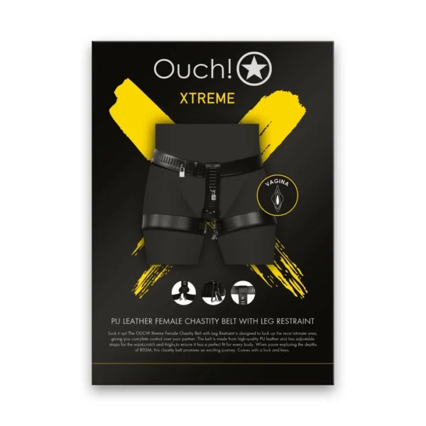 Ouch! by Shots OU1029BLK suvaržymo priemonė, juoda