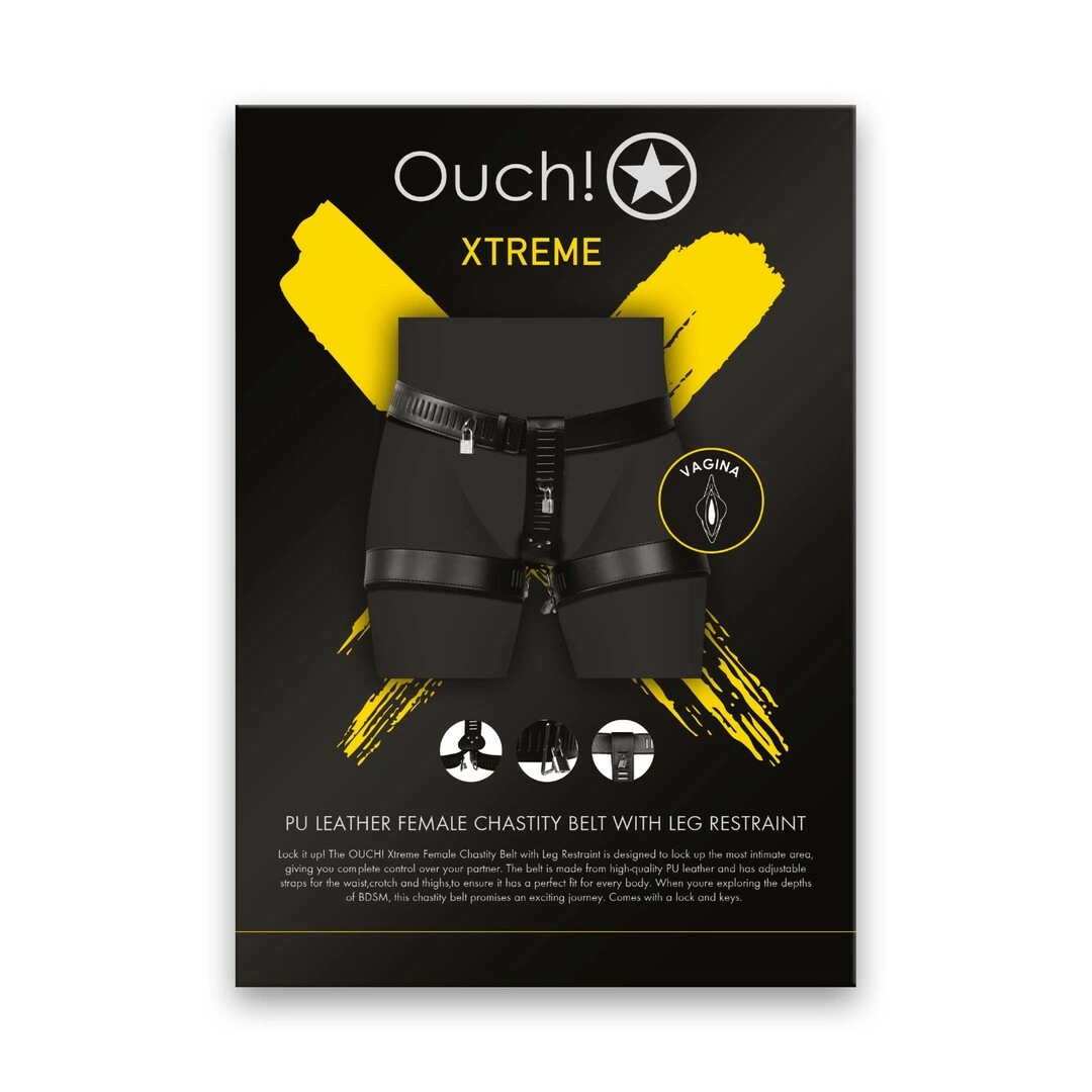 Ouch! by Shots OU1029BLK suvaržymo priemonė, juoda