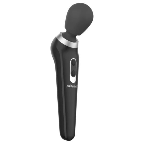PalmPower Extreme wand masažuoklis, įkraunamas per USB, juodas