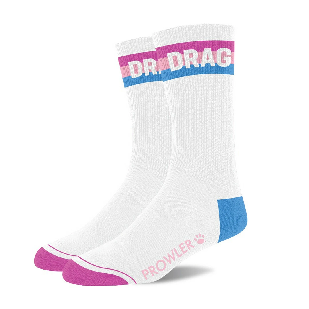 Prowler RED Drag kojinės su užrašu DRAG, universalus dydis