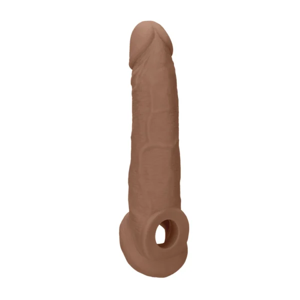 RealRock by Shots Skin TPE penio antgalis, 23 cm, odos spalvos