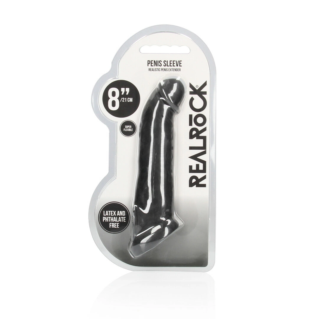 RealRock by Shots penio antgalis 20 cm, Skin TPE, natūralios spalvos