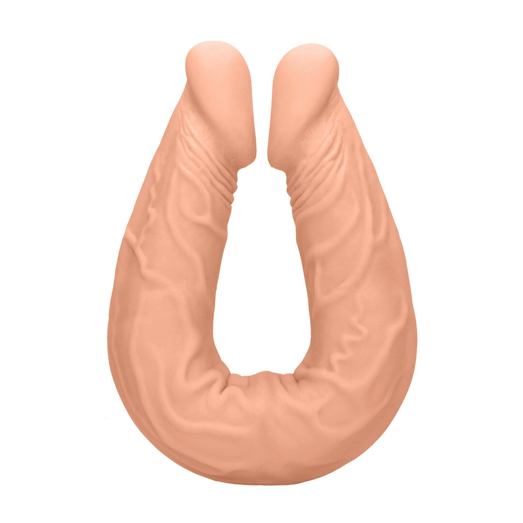 RealRock DoubleFlex lankstus dvipusis dildo, 36 cm, Skin TPE