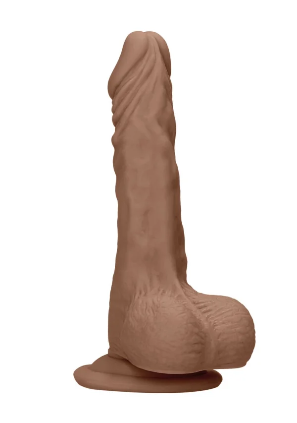 RealRock by Shots realistiškas dildo su siurbtuku, Skin TPE, 17 cm