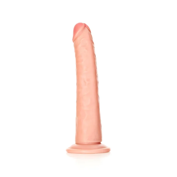 RealRock by Shots Slim realistiškas dildo su siurbtuku, 20,5 x 3,5 cm