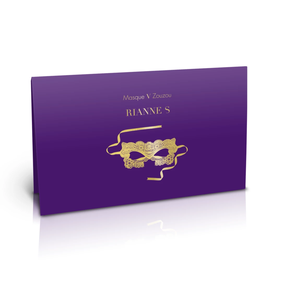 Rianne S Soiree V Zouzou Venecijos stiliaus kaukė, juoda