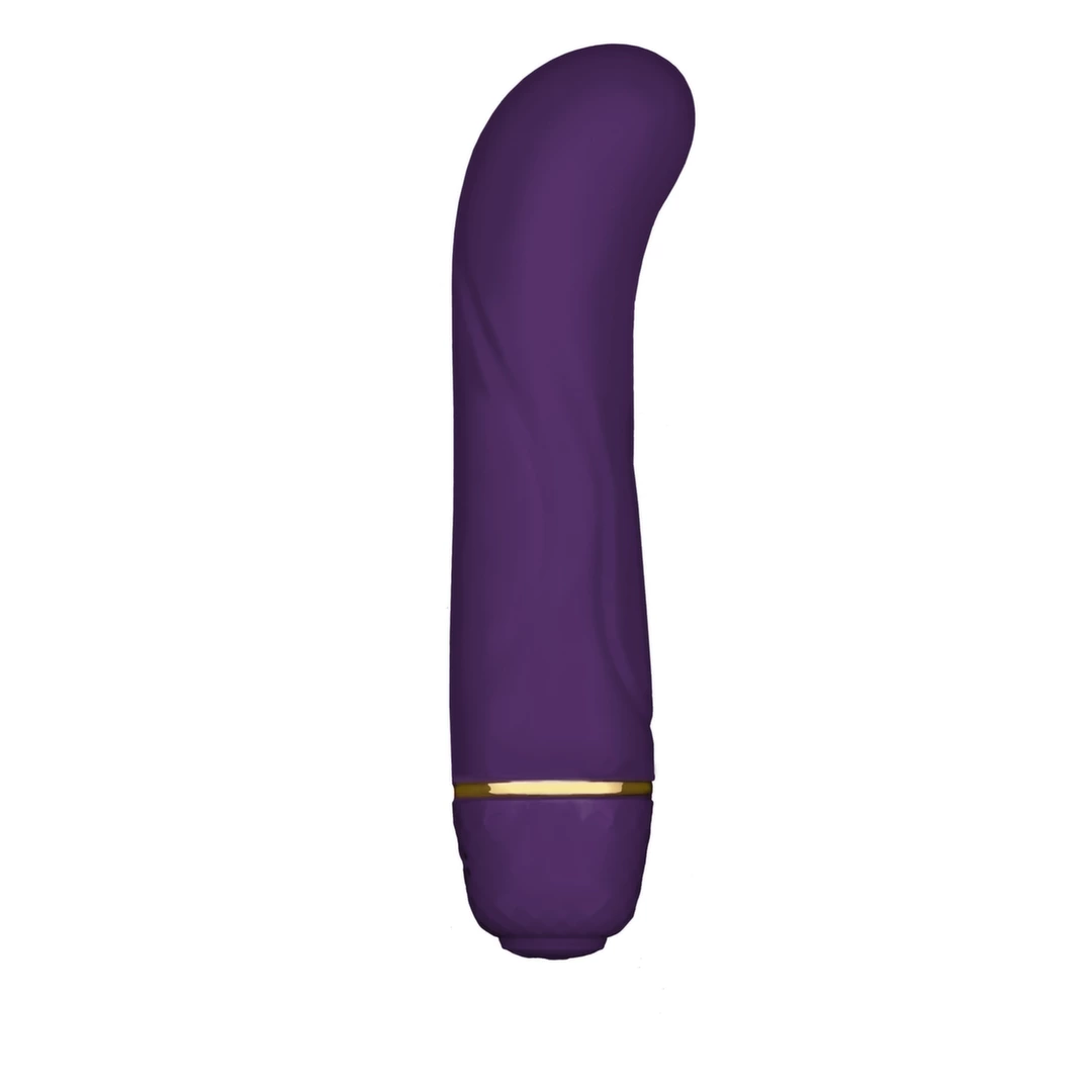 Rianne S Essentials Mini G Floral vibratorius iš silikono, atsparus vandeniui, Deep Purple