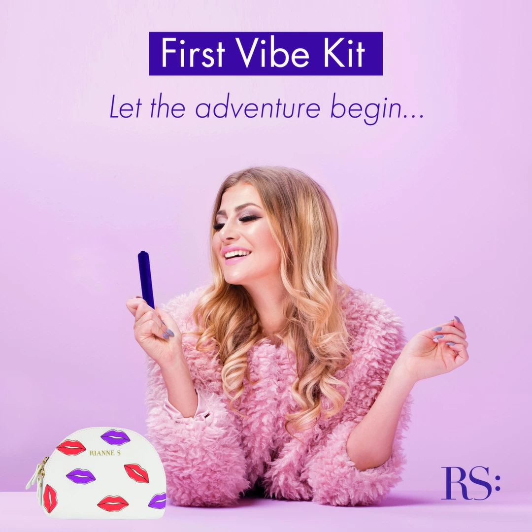 Rianne S Essentials First Vibe Kit rinkinys pradedantiesiems su vibruojančia kulka