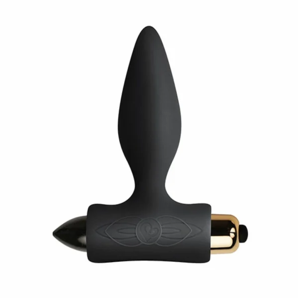 Rocks-Off Petite Sensations Plug vibruojantis analinis kaištis, juodas
