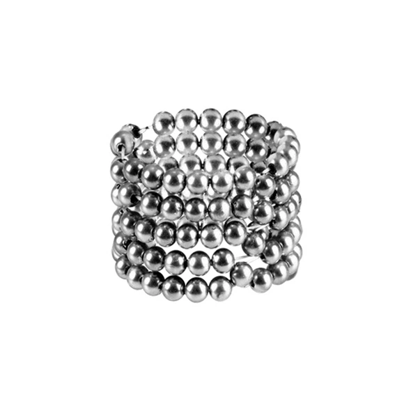 CalExotics Ultimate Stroker Beads tamprus varpos žiedas, skaidrus