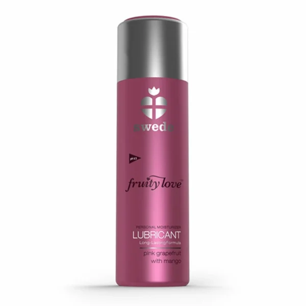 Swede Fruity Love lubrikantas vandens pagrindu, rausvasis greipfrutas ir mangas, 100 ml