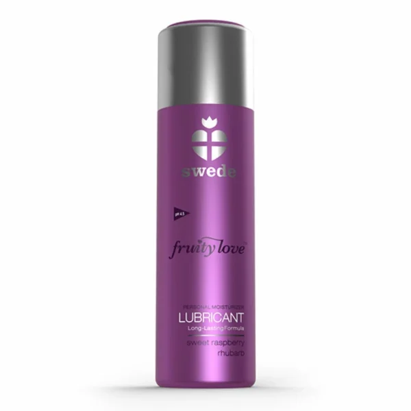 Swede Fruity Love lubrikantas vandens pagrindu, avietės ir rabarbarai, 100 ml