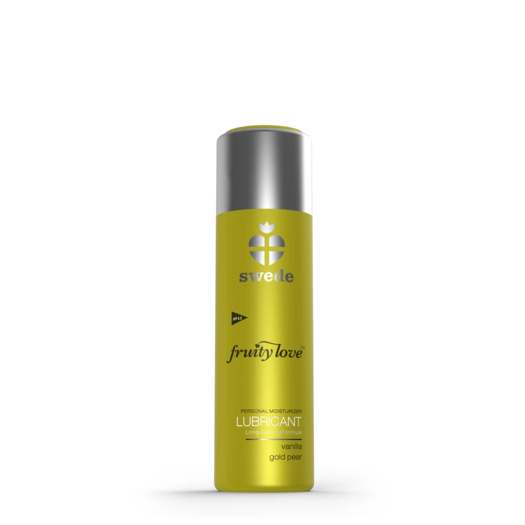 Swede Fruity Love lubrikantas vandens pagrindu, vanilė ir auksinė kriaušė, 50 ml