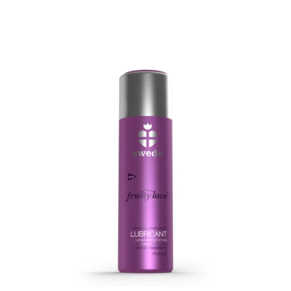 Swede Fruity Love lubrikantas vandens pagrindu, avietė ir rabarbaras, 50 ml