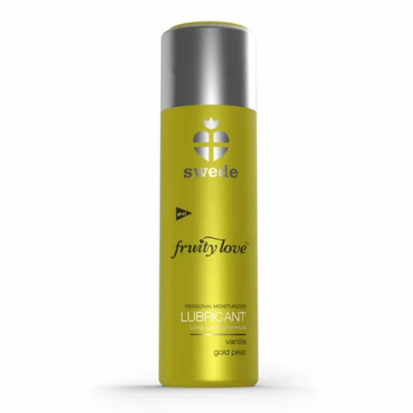 Swede Fruity Love lubrikantas vandens pagrindu, vanilė ir auksinė kriaušė, 100 ml