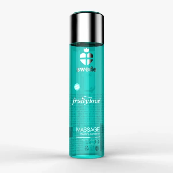 Swede Fruity Love veganiška masažo priemonė, juodieji serbentai ir laimas, 120 ml