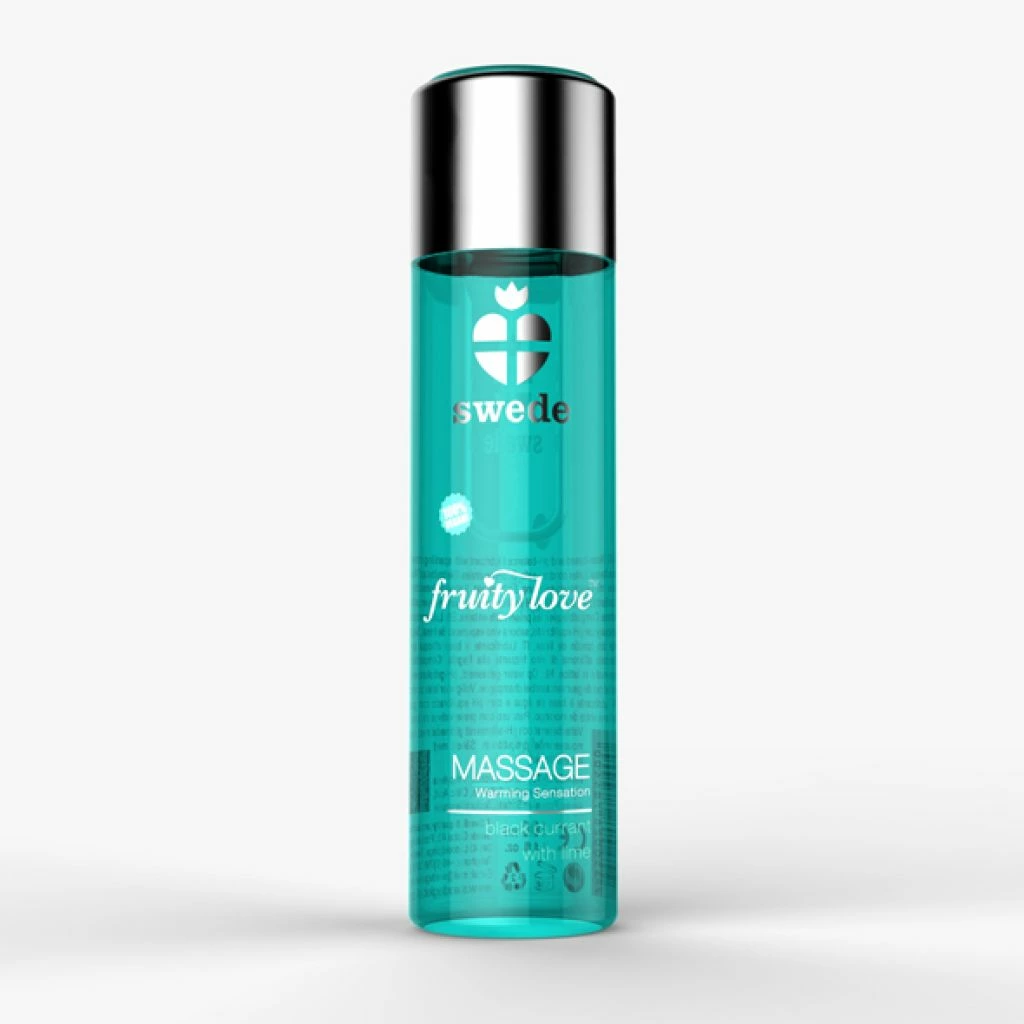 Swede Fruity Love veganiška masažo priemonė, juodieji serbentai ir laimas, 120 ml