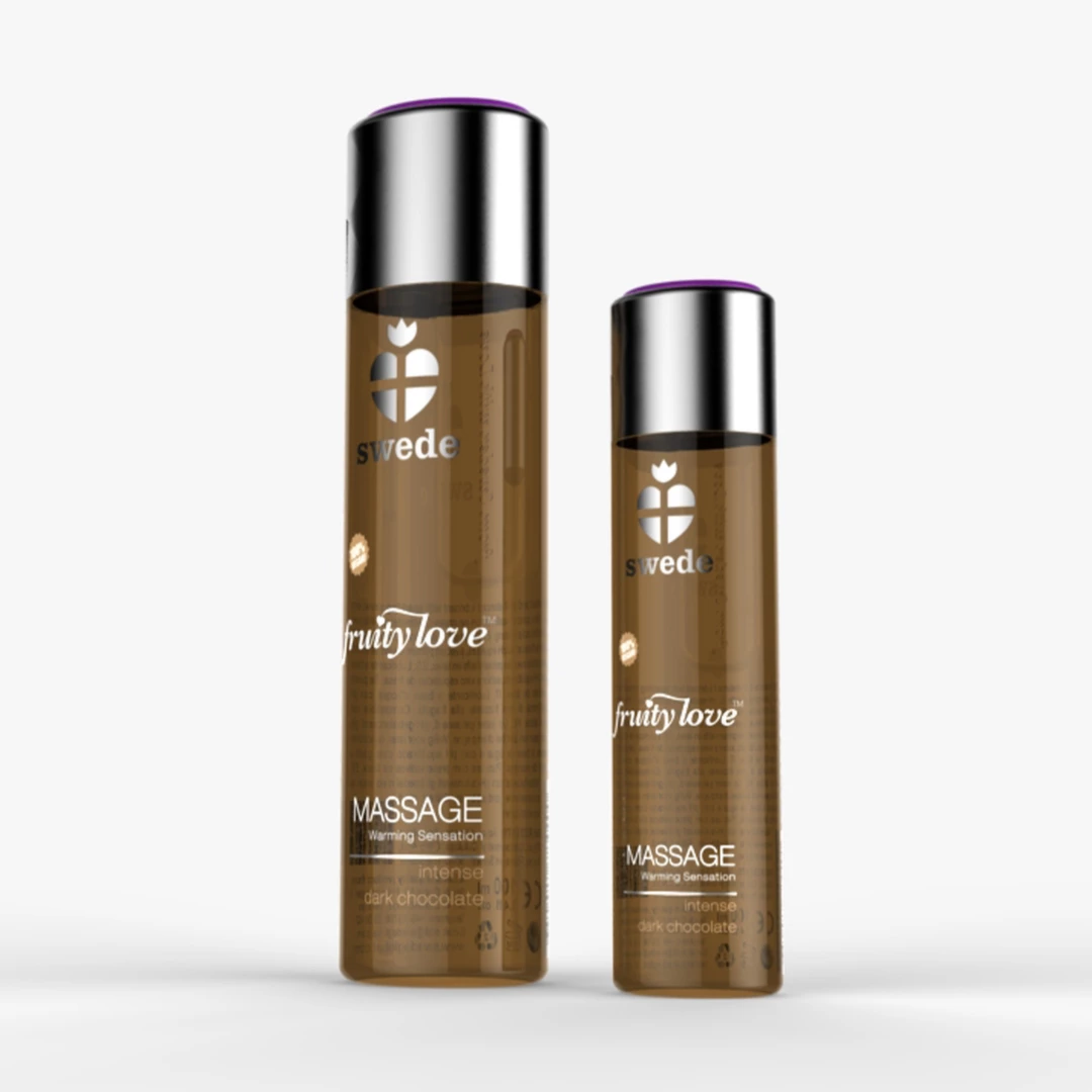 Swede Fruity Love masažo priemonė, juodasis šokoladas, 60 ml