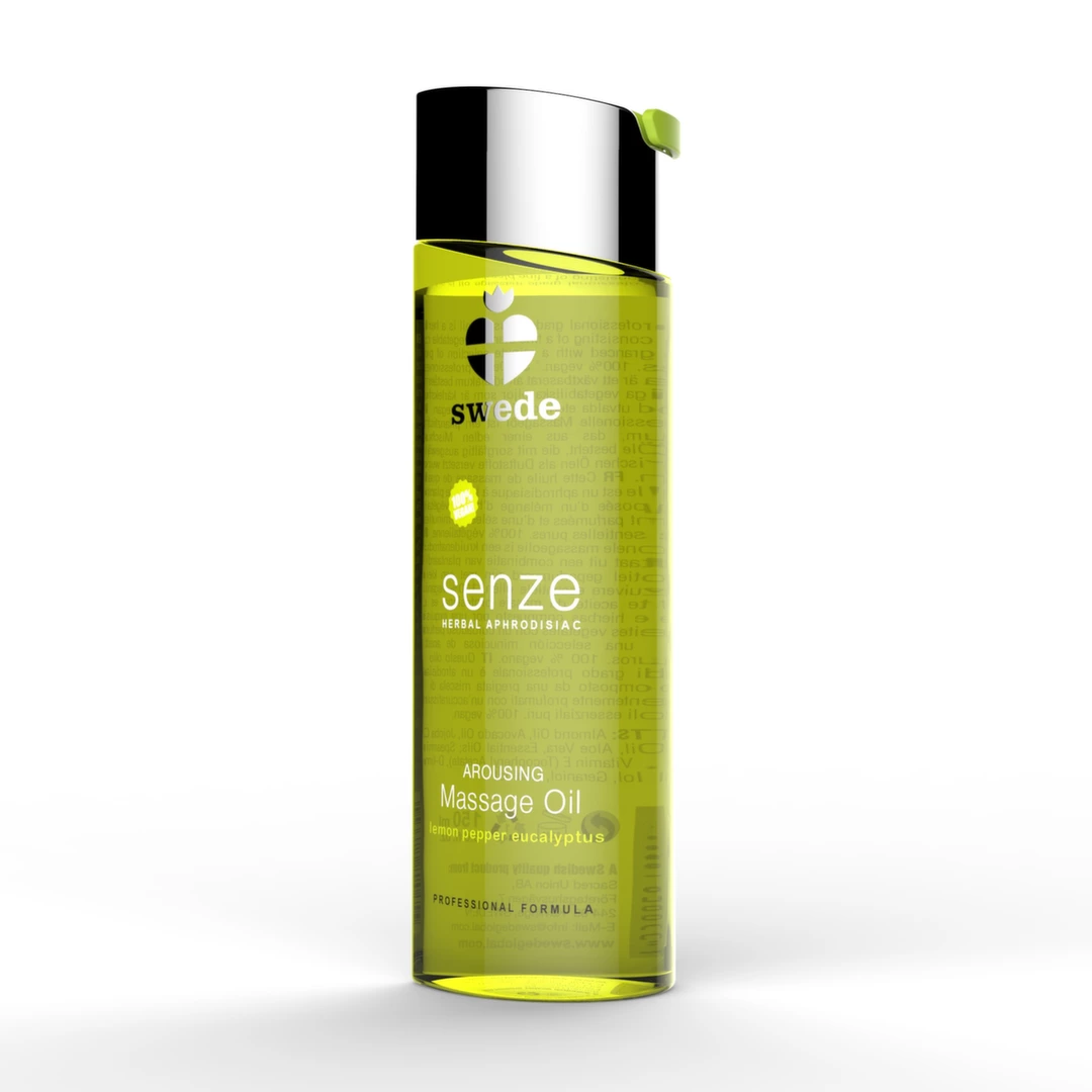 Swede Senze masažo aliejus, citrina, pipirai ir eukaliptas, 75 ml