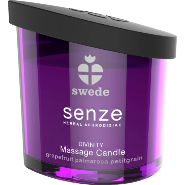 Swede Senze Divinity masažo žvakė, greipfrutas ir palmarozė, 50 ml