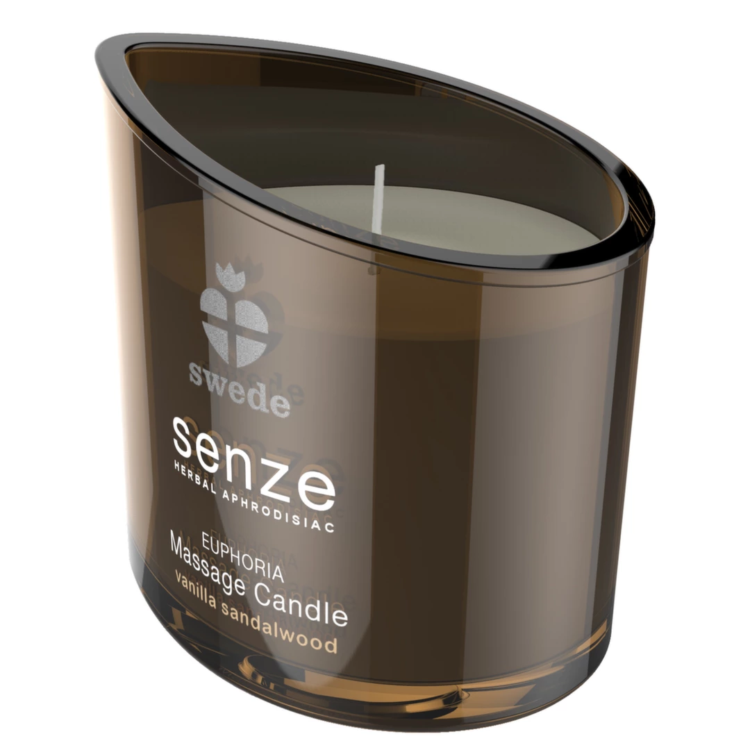 Swede Senze Euphoria masažo žvakė, vanilė ir sandalmedis, 50 ml