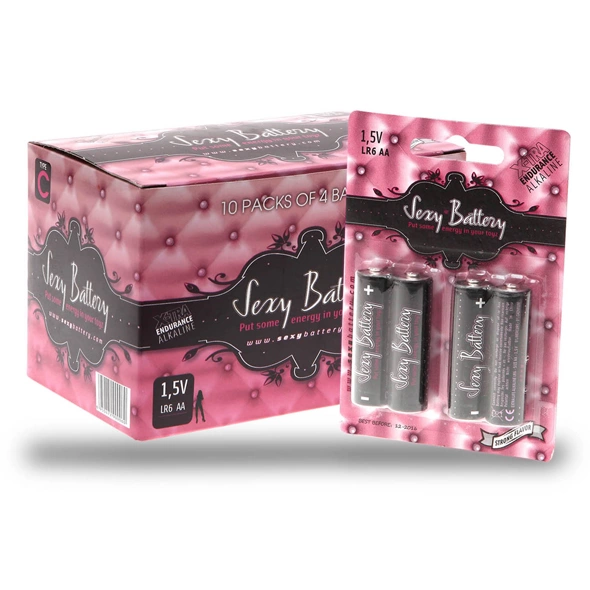 Sexy Battery Xtra Endurance AA šarminės baterijos, 1,5 V, 4 vnt.