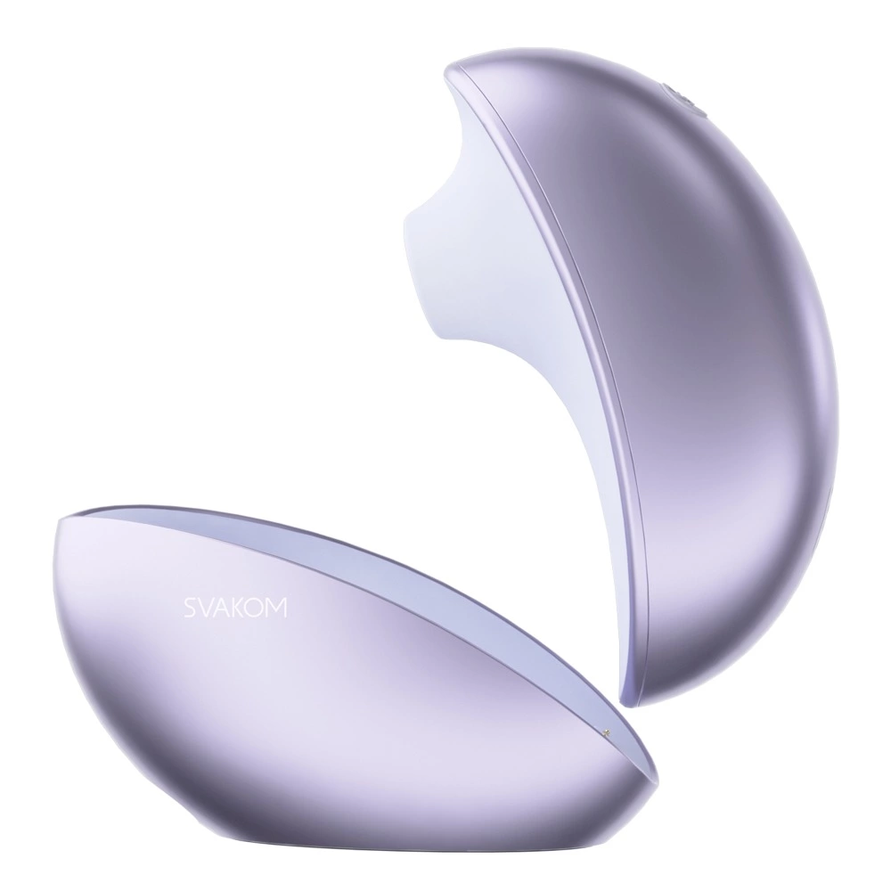 Svakom Pulse Galaxy klitorio stimuliatorius su oro bangomis ir LED projektoriumi, alyvinis