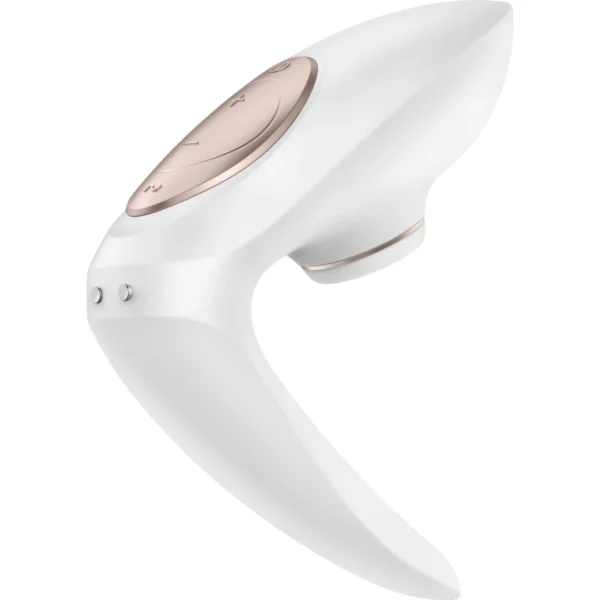 Satisfyer Pro 4 Couples vibratorius poroms su oro bangų stimuliacija